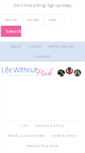 Mobile Screenshot of lifewithoutpink.com